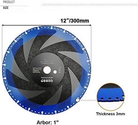 SHDIATOOL 12 Inch Diamond Blade for Metal Cutting