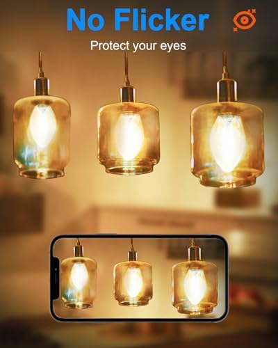OuuKoo 15W C7 Bulbs for Wax Warmers - Dimmable 15 Pack