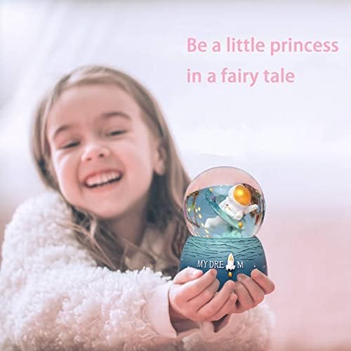 Astronaut Snow Globe Musical Glitter 80MM