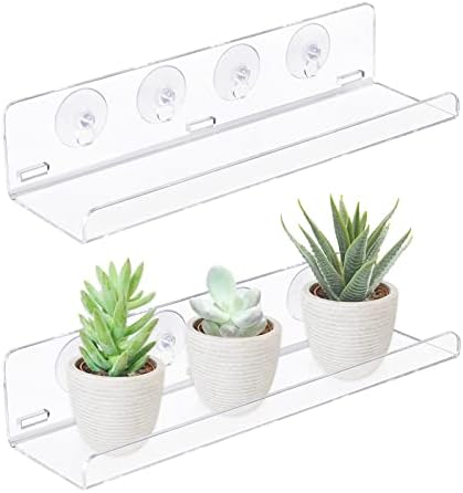 Sumerflos 2 Pack Window Shelves for Plants