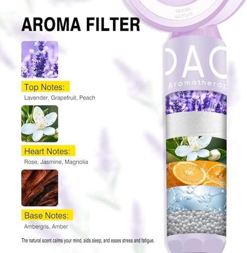 Vitamin C Shower Head with Filter and Lavender Scent
