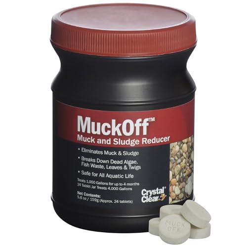 CrystalClear MuckOff 24 Tablets Sludge Remover