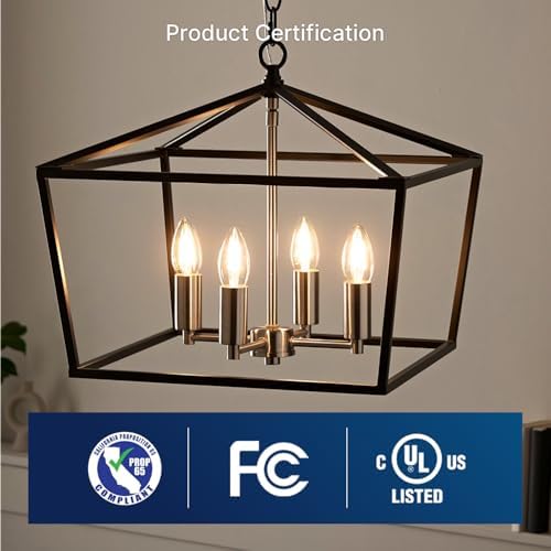 FLSNT 60W Equivalent LED Filament Bulbs 6 Pack Dimmable E12 Base