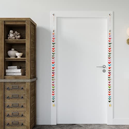Set of 2 Indian Door Hanging with Bell and Beads 1