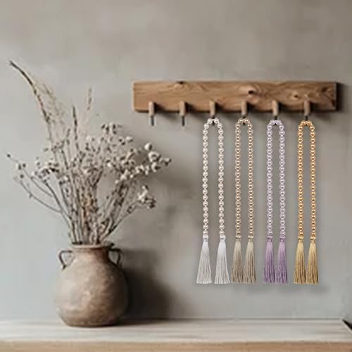 Fenghuangwu Pearl Glass Bead Garland with Tassels