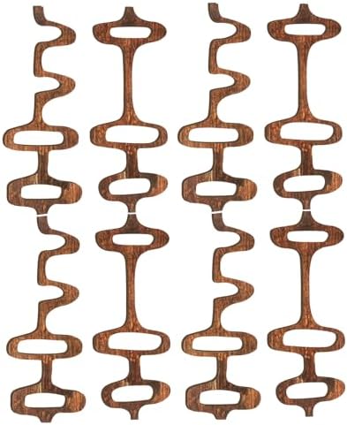 Wenqik 8 Pack 3D Wall Panels Decor Brown