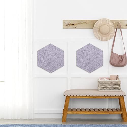 12Pcs Self Adhesive Felt Bulletin Board Tiles Gray