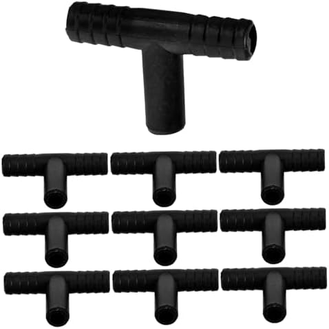 UPKOCH 10pcs T-Shaped Hose Connectors for Desk Fountains and Waterfall Accessories