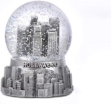 Los Angeles Silver Snow Globe by Essential To You