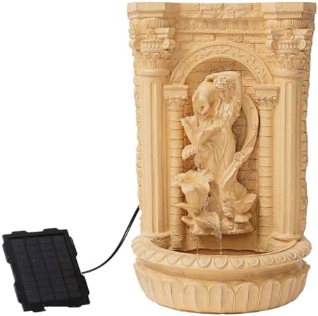 XBrand 303 Inch Solar Wall Fountain