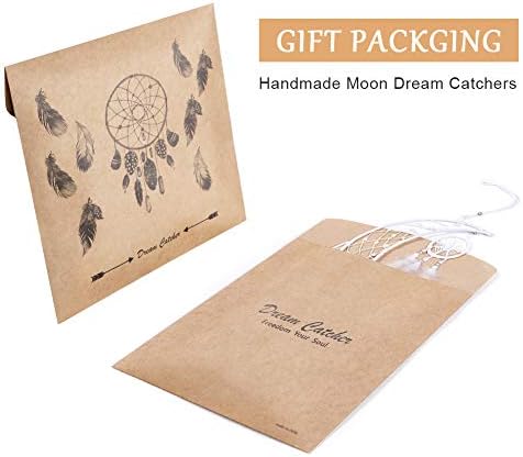 Dremisland Dream Catcher White Feather Wall Hanging