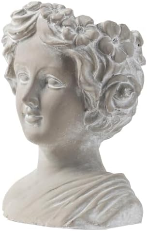 AB Home Classic Greek Goddess Bust Outdoor Planter