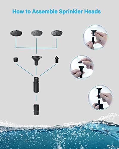 Biling Solar Fountain for Bird Bath and Garden Ponds