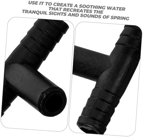 10pcs T Shaped Desk Fountain Hose Connectors Splitter for 8mm Tubing