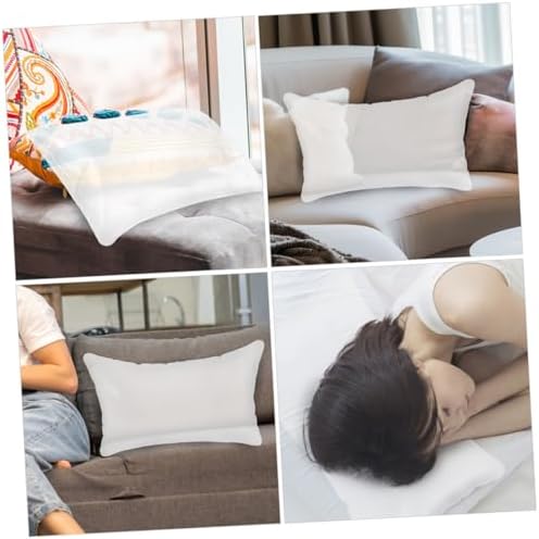 BESTonZON Inflatable Pillow Inserts Transparent for Travel and Camping
