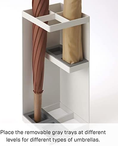 YAMAZAKI Smart Umbrella Stand White