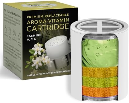 AquaHomeGroup Vitamin CEA Shower Filter with Aroma Granules - Jasmine