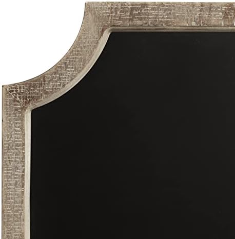Hogan Framed Scalloped Magnetic Chalkboard Wall Decor