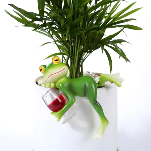 Miniature Frog Figurine Garden Decor for Outdoor Plants