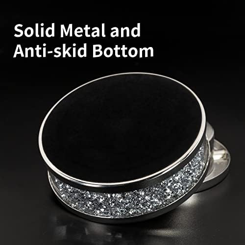 Silver Crushed Diamond Decorative Ashtray 4 x 4 x 157