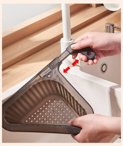 2Pcs Swan Shape Corner Sink Strainer Basket with Hanging Design