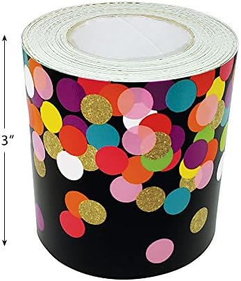 Colorful Confetti Border Trim 50ft Classroom Decor