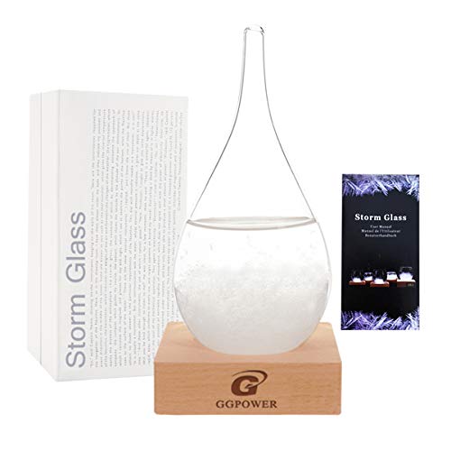 Storm Glass Weather Predictor Cool Indoor Decorative Gift for Adults