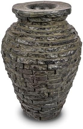 Aquascape Stacked Slate Urn Fountain 24 Inch