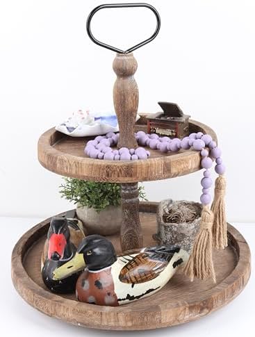 Yagoo Wood Bead Garland with Tassels Purple