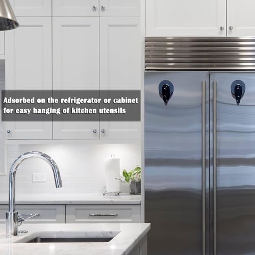 2 Pack Magnetic Wreath Hanger for Metal Doors and Christmas Decorations