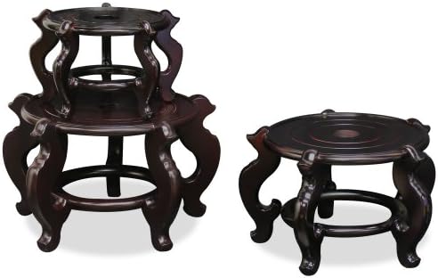 95 Inch Dark Brown Wooden Planter Stand