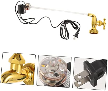 Totority Floating Water Tap Fountain Decor Outdoor Garden