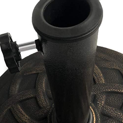 Heavy Duty Umbrella Stand with Cast Stone Base