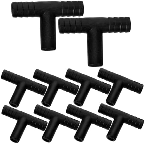 Desk Fountain Connectors Pcs Water Hose Fittings Black Hose Splitter for Small Outdoor Fountain 1