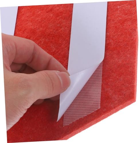 12pcs Hexagon Felt Bulletin Board Wall Tiles for Decor Photos Messages