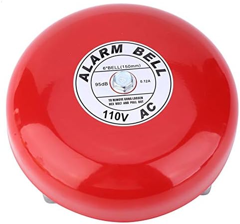 Electric Round Alarm Bell with Solid Aluminum Base
