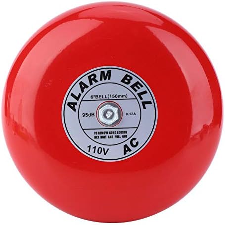 Electric Round Alarm Bell with Solid Aluminum Base