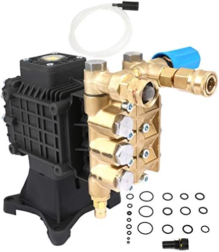 SCITOO Pressure Washer Pump 1 Shaft 4000 PSI 4 GPM for Horizontal Engines