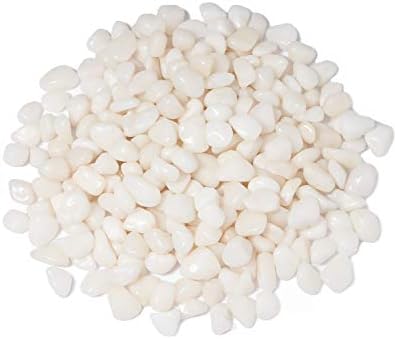 GASPRO 5lb White Pebbles for Decorative Use