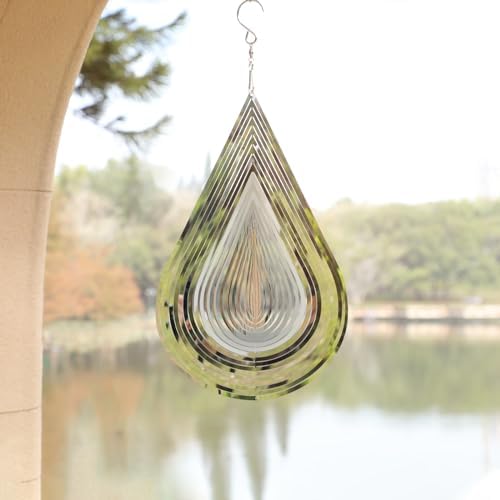 Elegant Wind Spinner with 360 Rotate Stainless Steel Decor