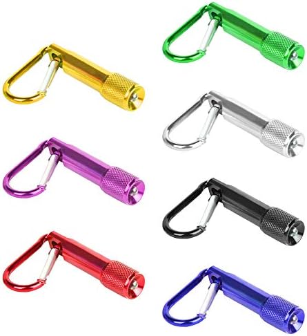 PROLOSO Mini LED Flashlight Keychain 15Pcs Set