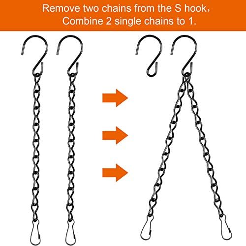 EBOOT 2 Pcs Hanging Chain for Bird Feeders and Decor