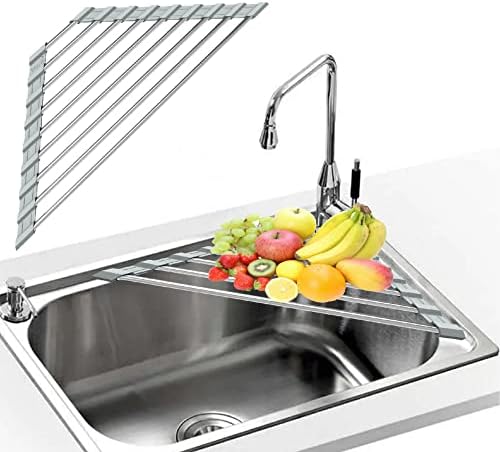2 Pack Sink Corner Drying Rack with Sponge Holder