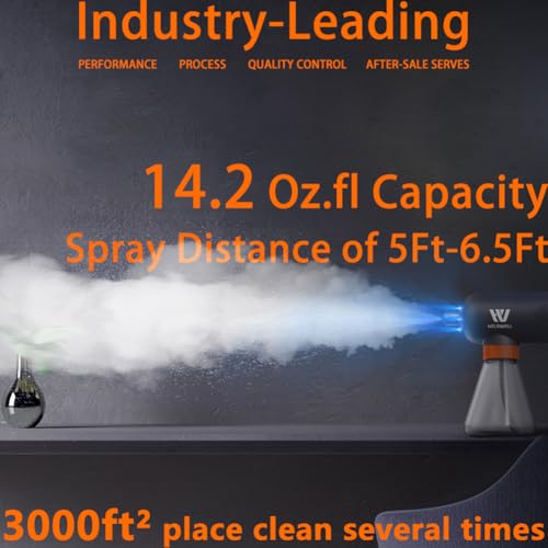 HOLDWELL Cordless Electric Disinfectant Fogger with NANO Spray Gun