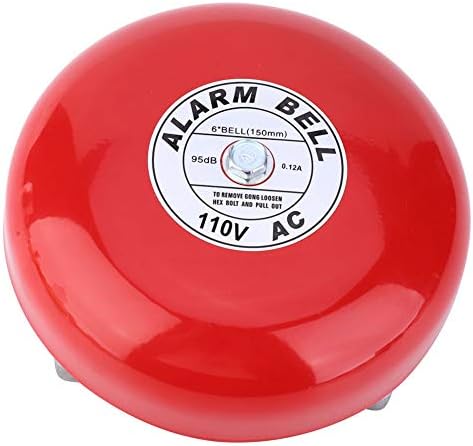 Electric Round Alarm Bell with Solid Aluminum Base