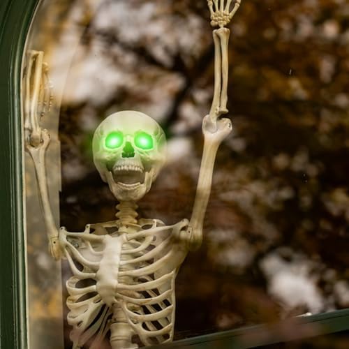 AUTXQU Halloween LED Glowing Eyes with Timer Purple 2 Pcs
