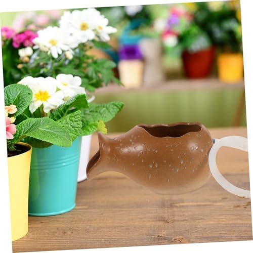 Mini Ceramic Jar Water Fountain for Garden and Fish Tank Decor