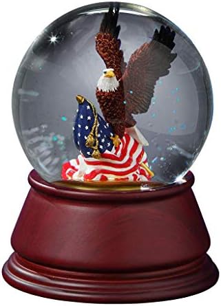 American Eagle Musical Water Globe by The San Francisco Music Box Company