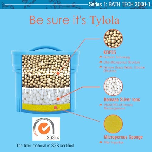 Tylola Bathtub Filter For Tub Faucet Chlorine Remover