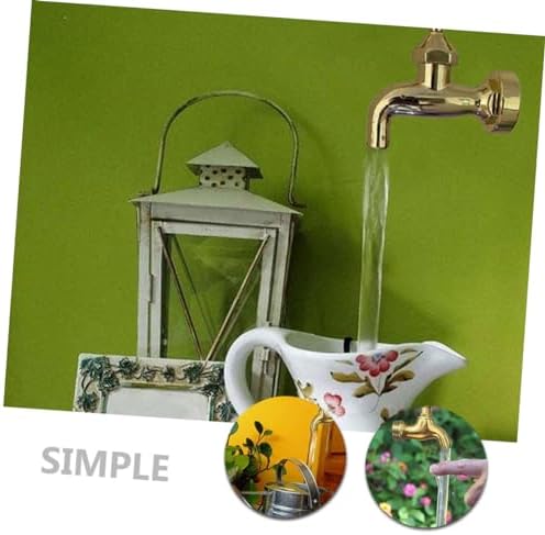 Yardenfun 2Sets Invisible Flowing Spout Water Fountain Faucet for Outdoor Decor